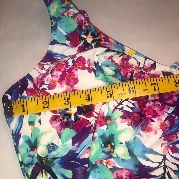 Fantasie Swimwear Sardinia Floral Print 1 Piece Plus Sz Swimsuit/Underwire 44DDD - Picture 6 of 16